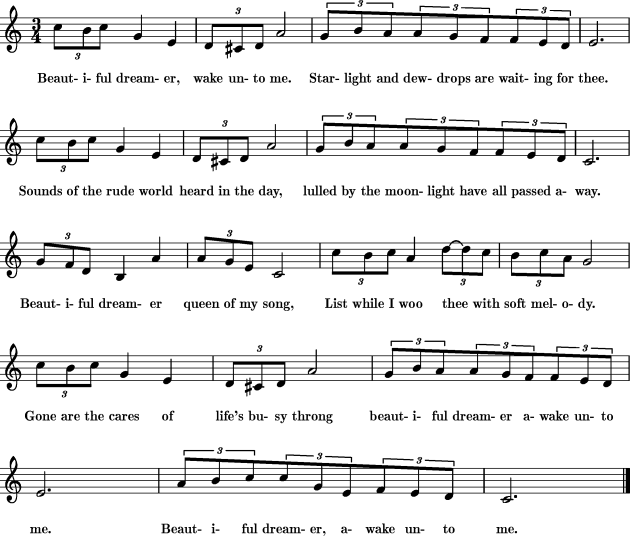 beautiful dreamer folk songs from digital tradition free sheet beautiful dreamer stephen foster sheet music