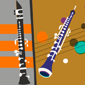 Clarinet-Oboe Duet Sheet Music