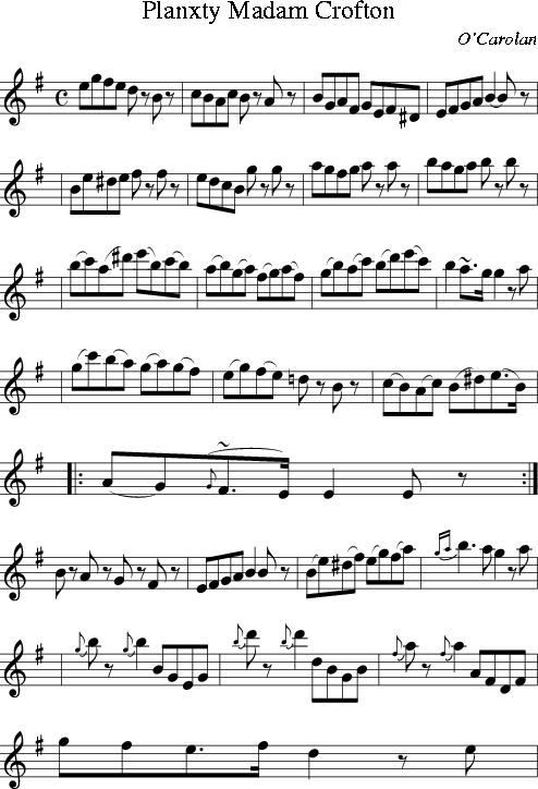 Maartin Allcock: Planxty Madam Crofton (trad.)