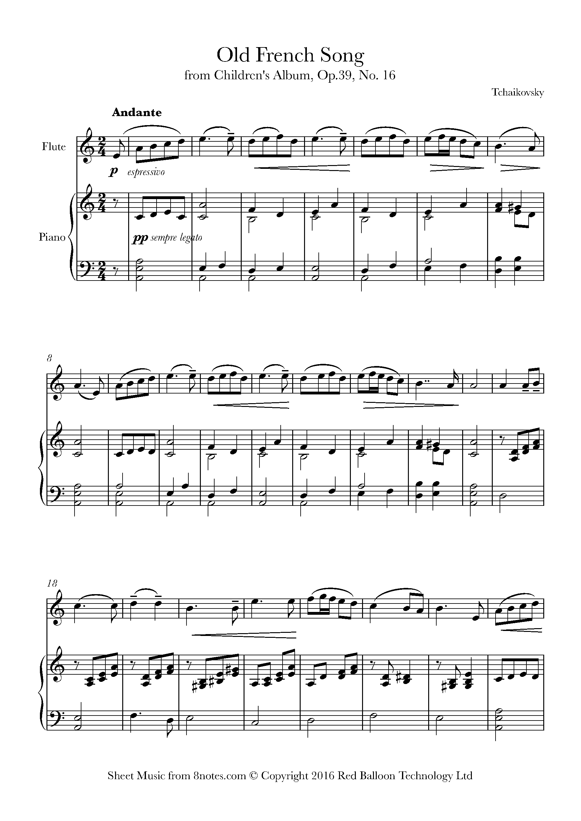 Free Flute Sheet Music, Lessons & Resources