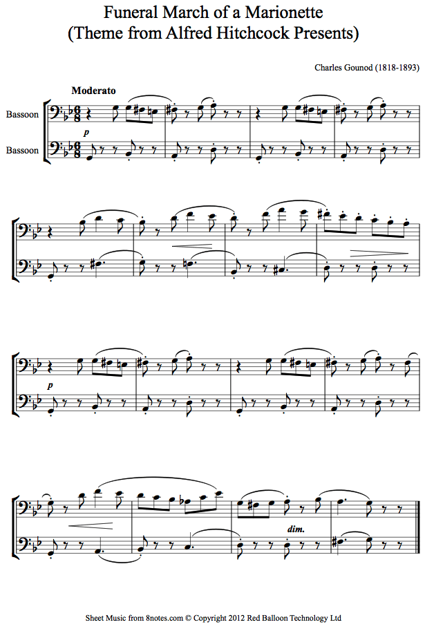 Gounod Funeral March of a (Theme from Alfred Hitchcock