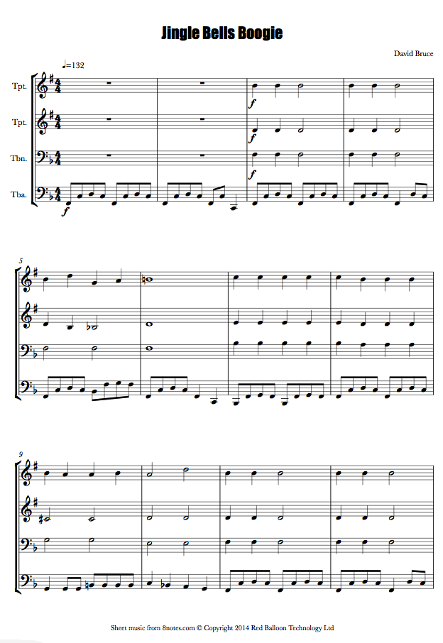 jingle bell chords pdf free