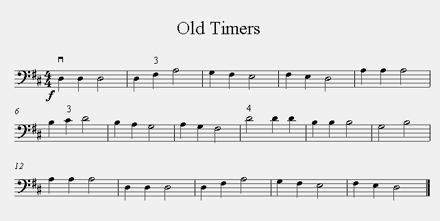 Old Timer sheet music for Cello Old Timer sheet music for Cello