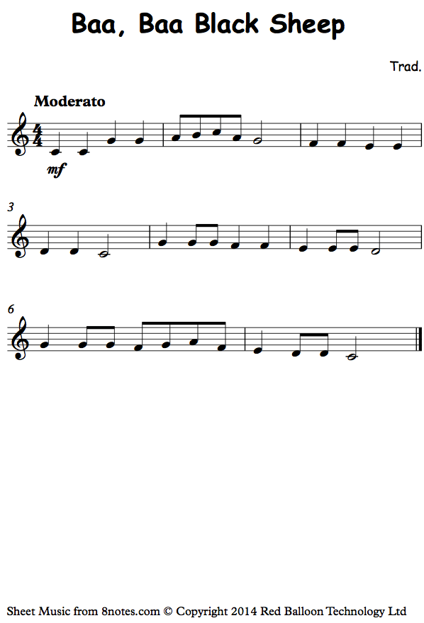 Baa Baa Black Sheep Sheet Music For French Horn 8notes baa-baa-black-sheep-sheet-music-for-french-horn-8notes