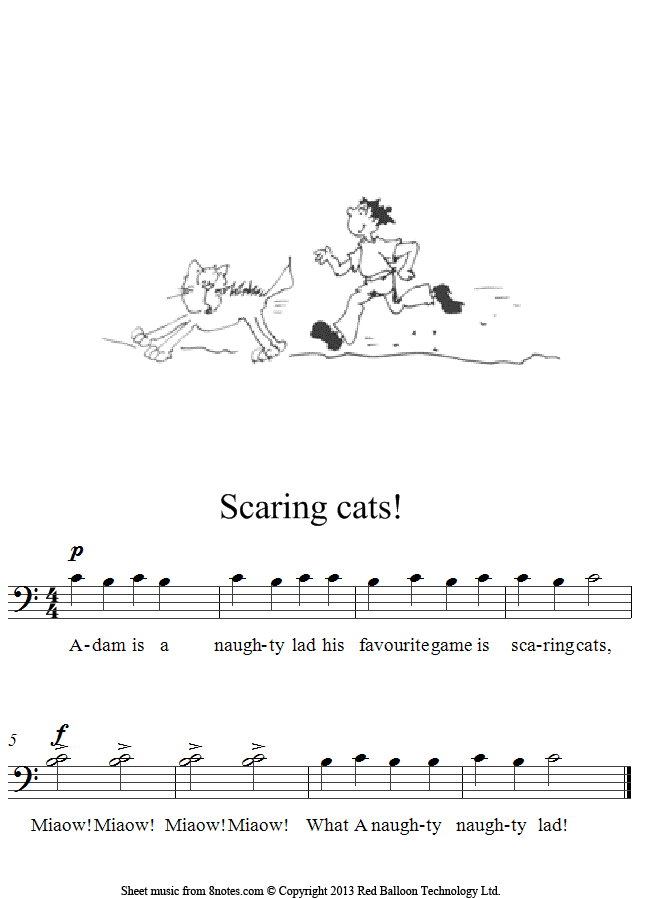 Bruce - Scaring Cats sheet music for Piano Bruce - Scaring Cats sheet music for Piano