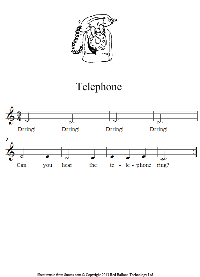 Bruce - Telephone sheet music for Piano Bruce - Telephone sheet music for Piano