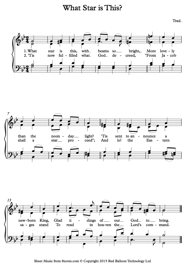 What Star is This? sheet music for Piano What Star is This? sheet music for Piano