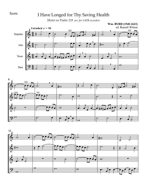 Byrd I Have Longed For Thy Saving Health Motet On Psalm 119 Sheet byrd-i-have-longed-for-thy-saving-health-motet-on-psalm-119-sheet
