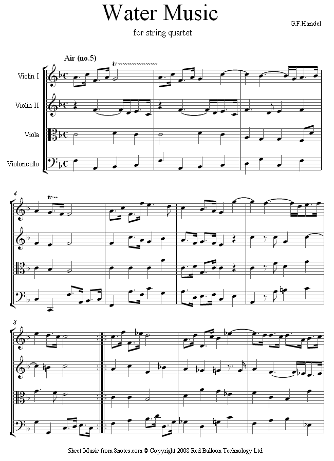 GFHaendel - Water Music - YouTube