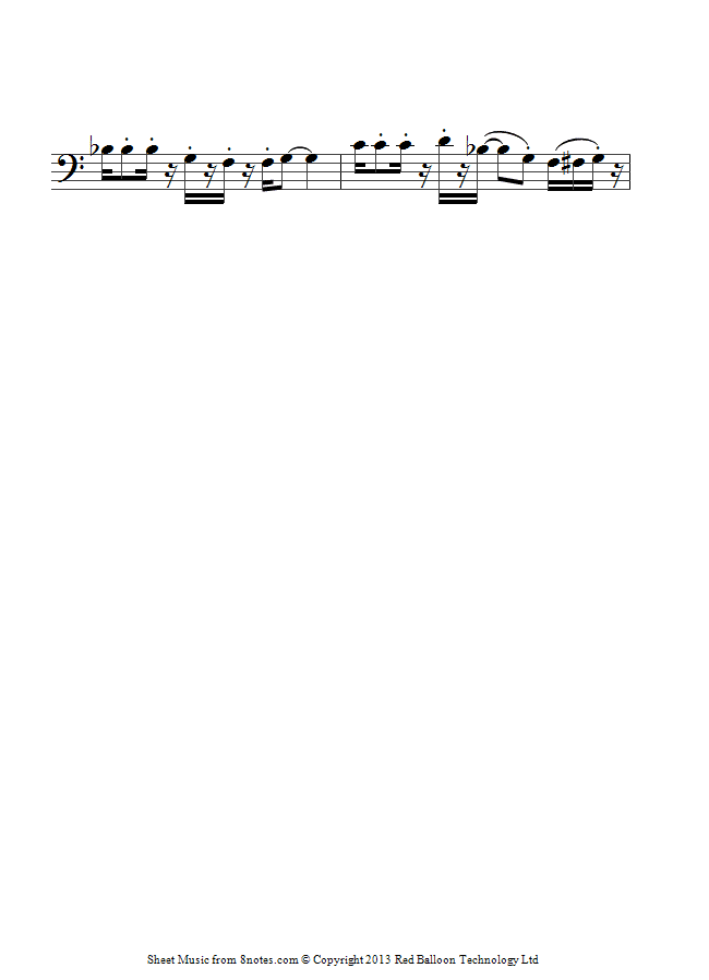 James Brown - James Brown-style Trombone Lick for Trombone Riff Lesson James Brown - James Brown-style Trombone Lick for Trombone Riff Lesson