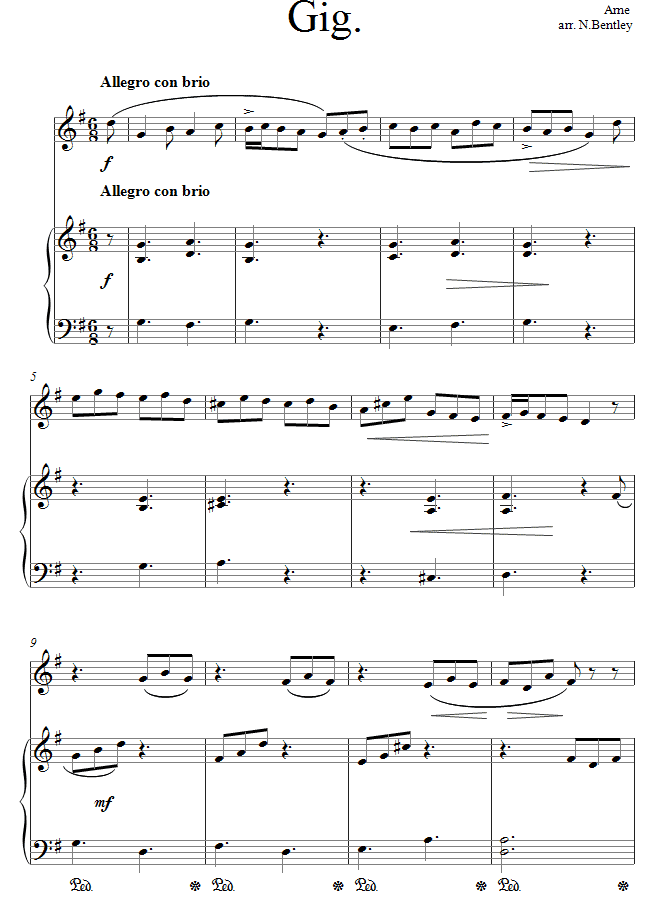 Arne - Gig sheet music for Trumpet Arne - Gig sheet music for Trumpet