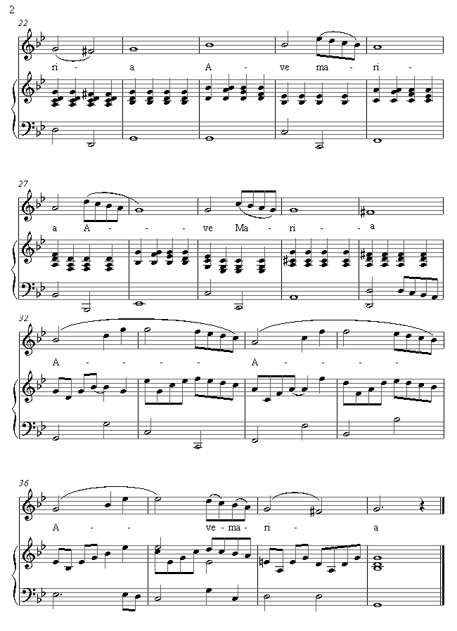 voice caccini ave maria sheet music voice caccini ave maria sheet music