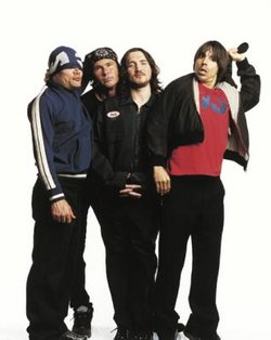 Red Hot Chili Peppers (from left): , ,  and 