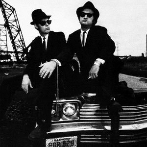 The Blues Brothers: Dan Aykroyd (left) and the late John Belushi