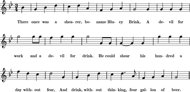 Bluey Brink Sheet music for Treble Clef Instrument - 8notes.com