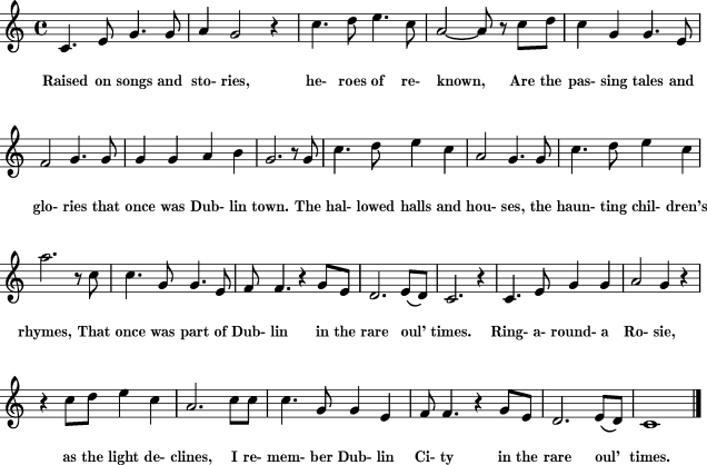 The Rare Auld Times Lyrics & Easy Chords by The Dubliners - Irish folk songs
