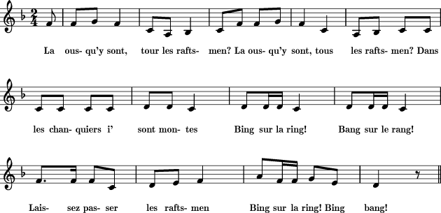 Les Rastsmen Sheet music for Treble Clef Instrument - 8notes.com