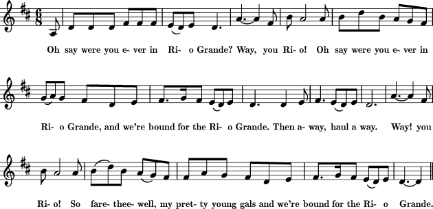 Rio Grande Sheet music for Treble Clef Instrument - 8notes.com