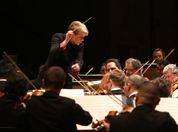 Conductor Marin Alsop, who criticised the film [Source: Wikipedia]