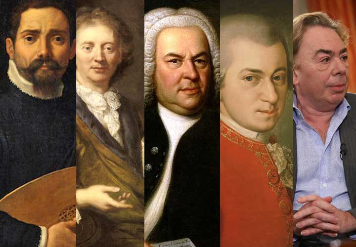 Meet the Gabrielis, the Couperins, the Mozarts, the Bachs and the Lloyd Webbers