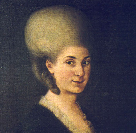 Nannerl in around 1785 (in her 30s)