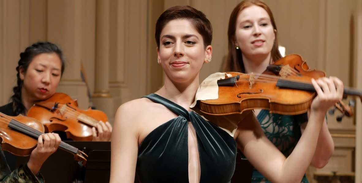 Alana Youssefian, baroque violinist