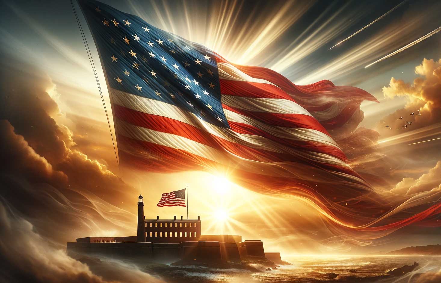 The Star Spangled Banner and Fort McHenry  1812