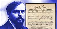 Debussy and the manuscript for Clair de Lune