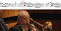 A trombonist