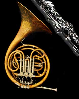 Clarinet-French Horn Duet Sheet Music