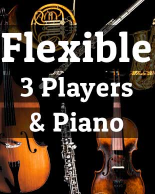 Flexible Ensemble and Piano - 3 Players and Piano Sheet Music
