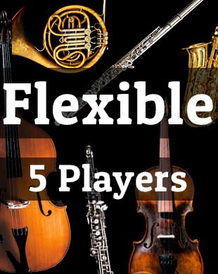 Flexible Mixed Ensemble - 5 Players Sheet Music