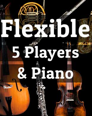 Flexible Ensemble and Piano - 5 Players and Piano Sheet Music