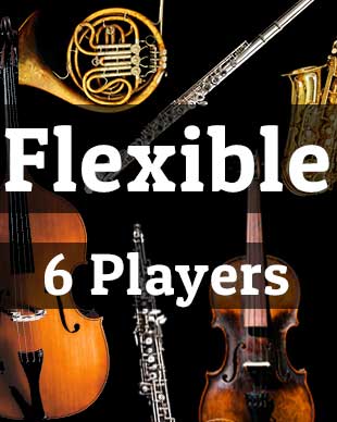 Flexible Mixed Ensemble - 6 Players Sheet Music