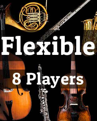 Flexible Mixed Ensemble - 8 Players Sheet Music