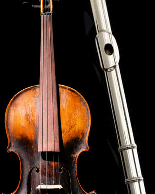flute and violin sheet music