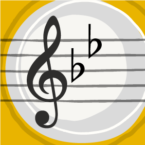 Voice pieces in Bb major