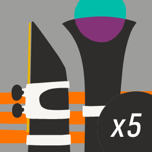 Clarinet quintet Sheet Music