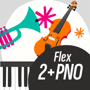 Flexible Ensemble and Piano - 2 Players and Piano Sheet Music