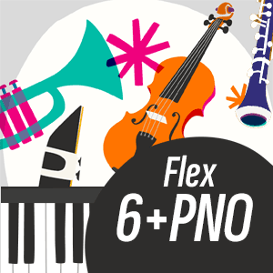 Flexible Ensemble and Piano - 6 Players and Piano Sheet Music