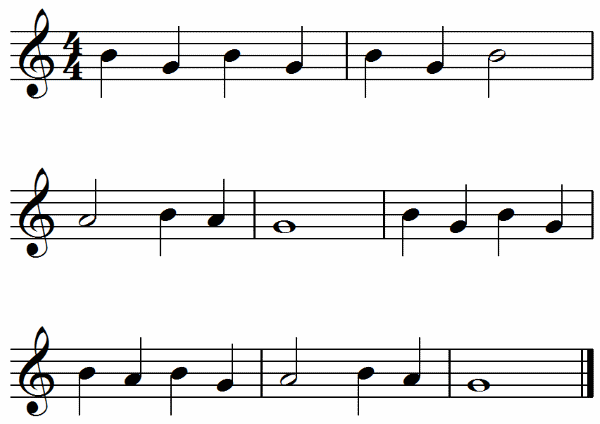 simple delay note tunings