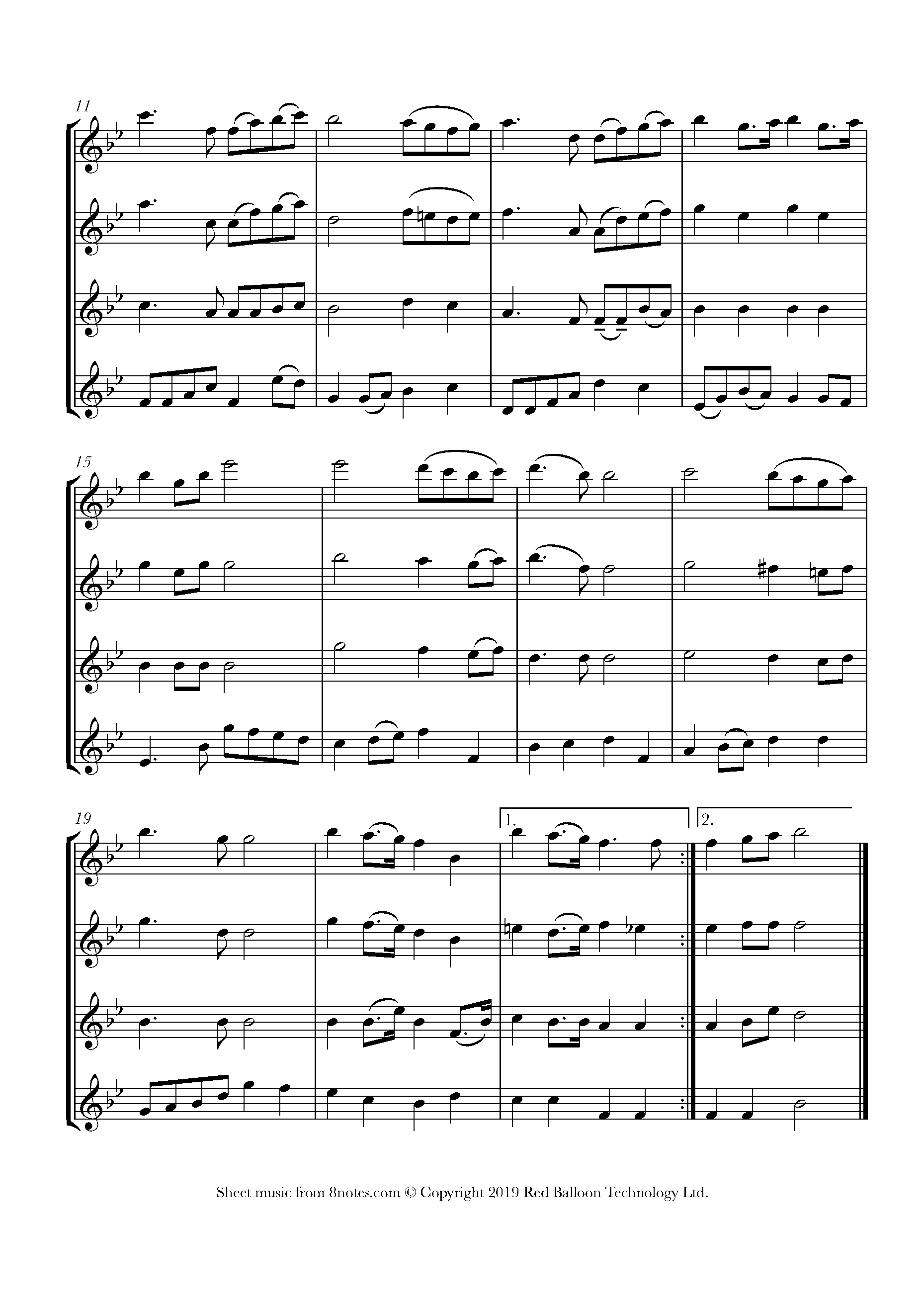 National Anthem of Russia (Alexandrov) Sheet music for Alto Sax Quartet