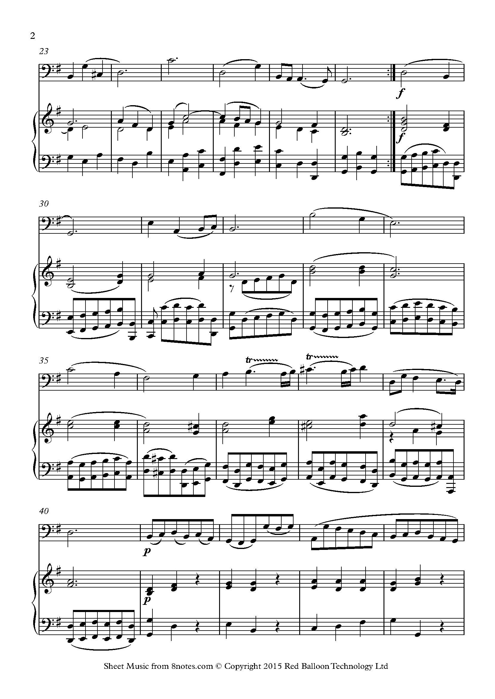 Handel Concerto Grosso Op. 6, No. 12 Sheet music for Bassoon