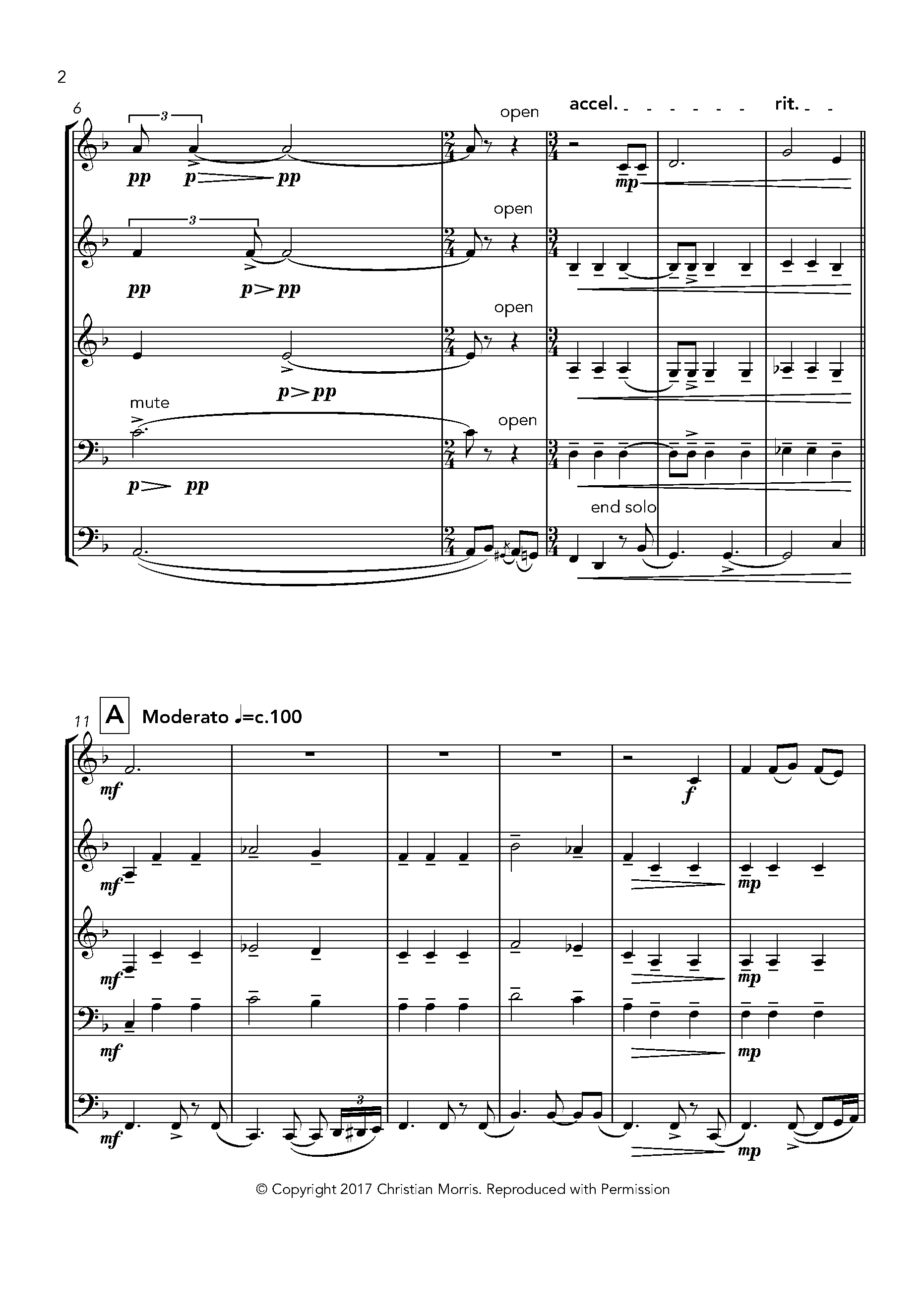 Christian Morris We Wish You a Jazzy Christmas Sheet music for Brass