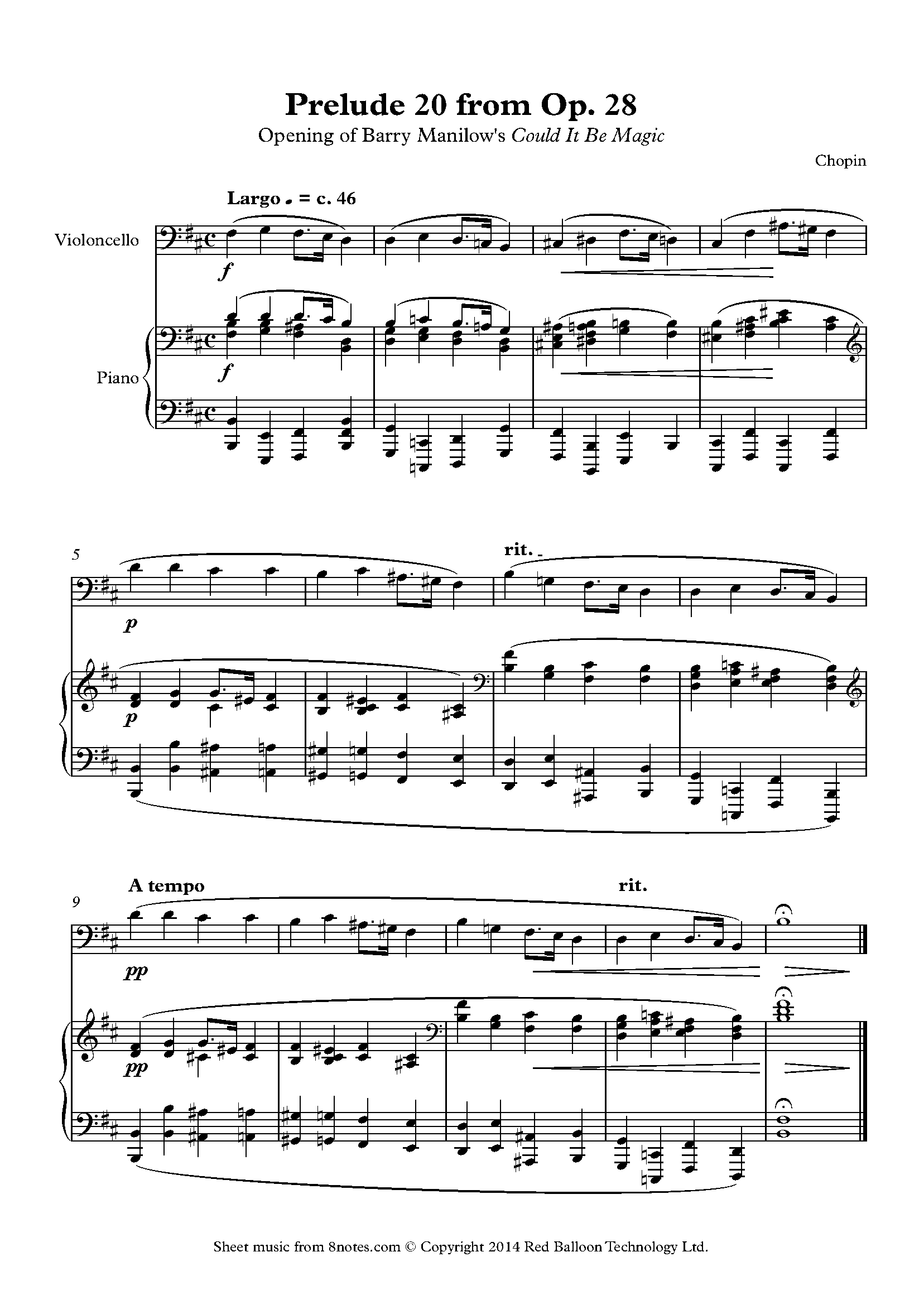 Barry Manilow Could It Be Magic Sheet Music