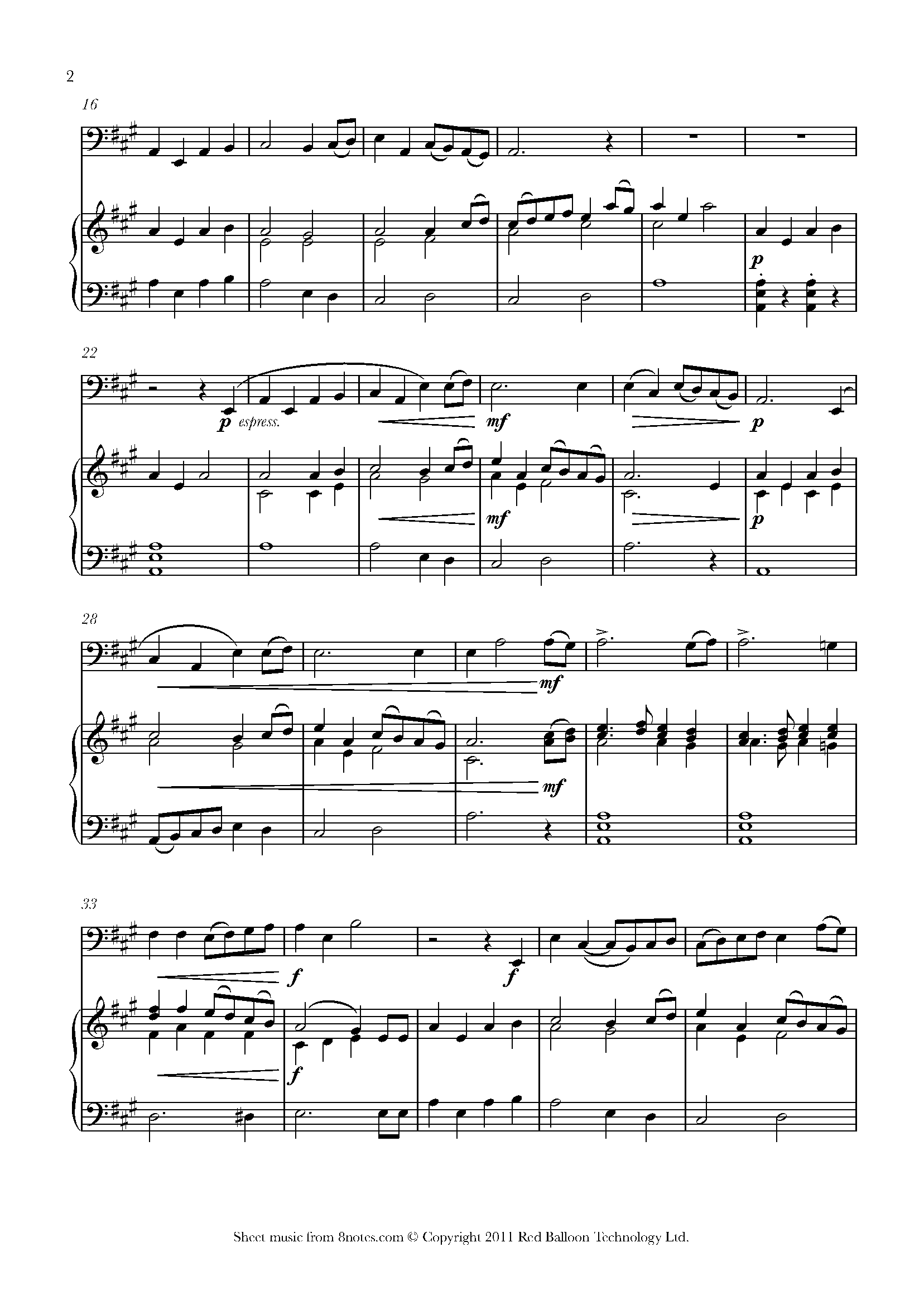 The British Grenadiers Sheet music for Cello