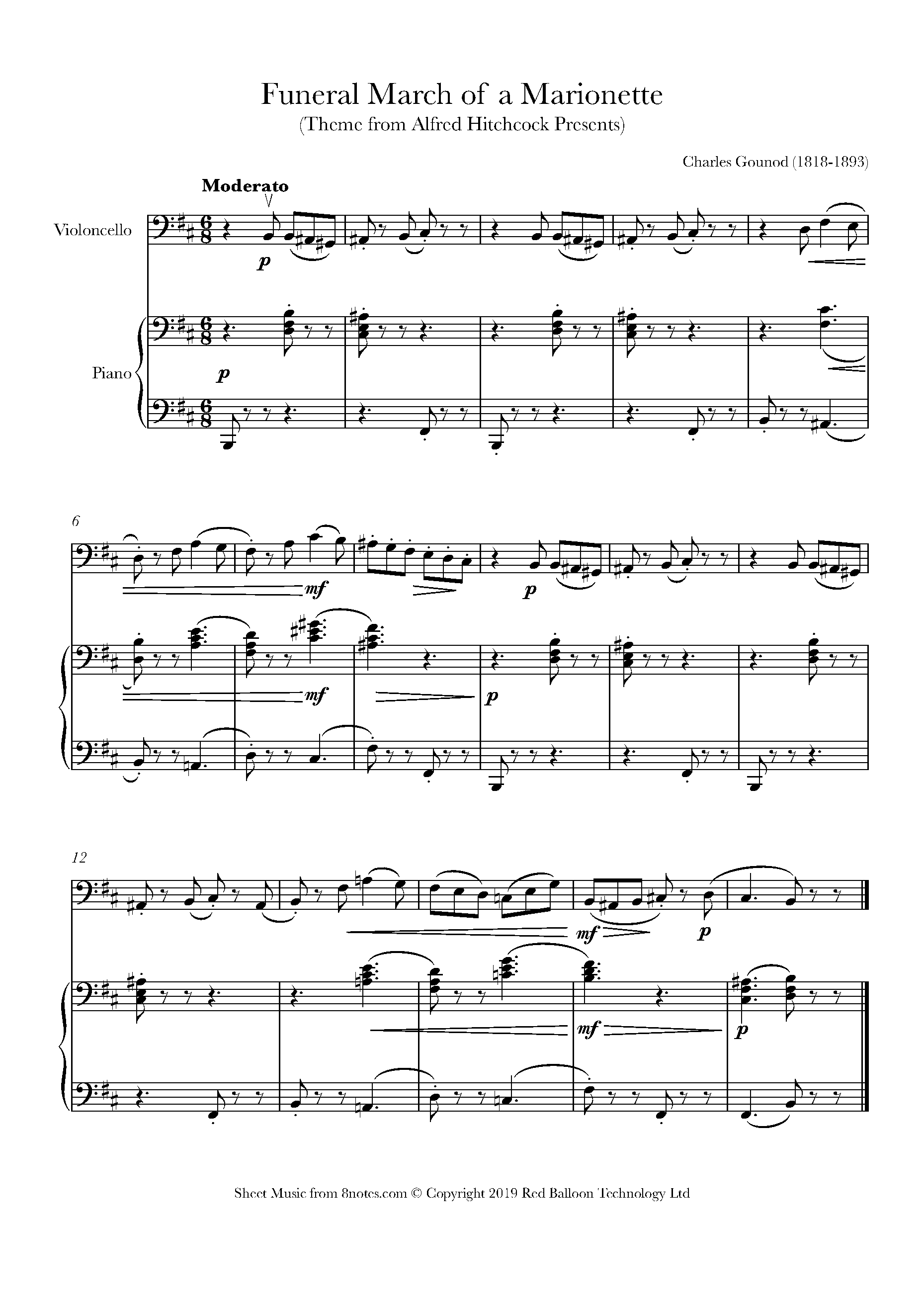 Charles Gounod Funeral March of a (Theme from Alfred