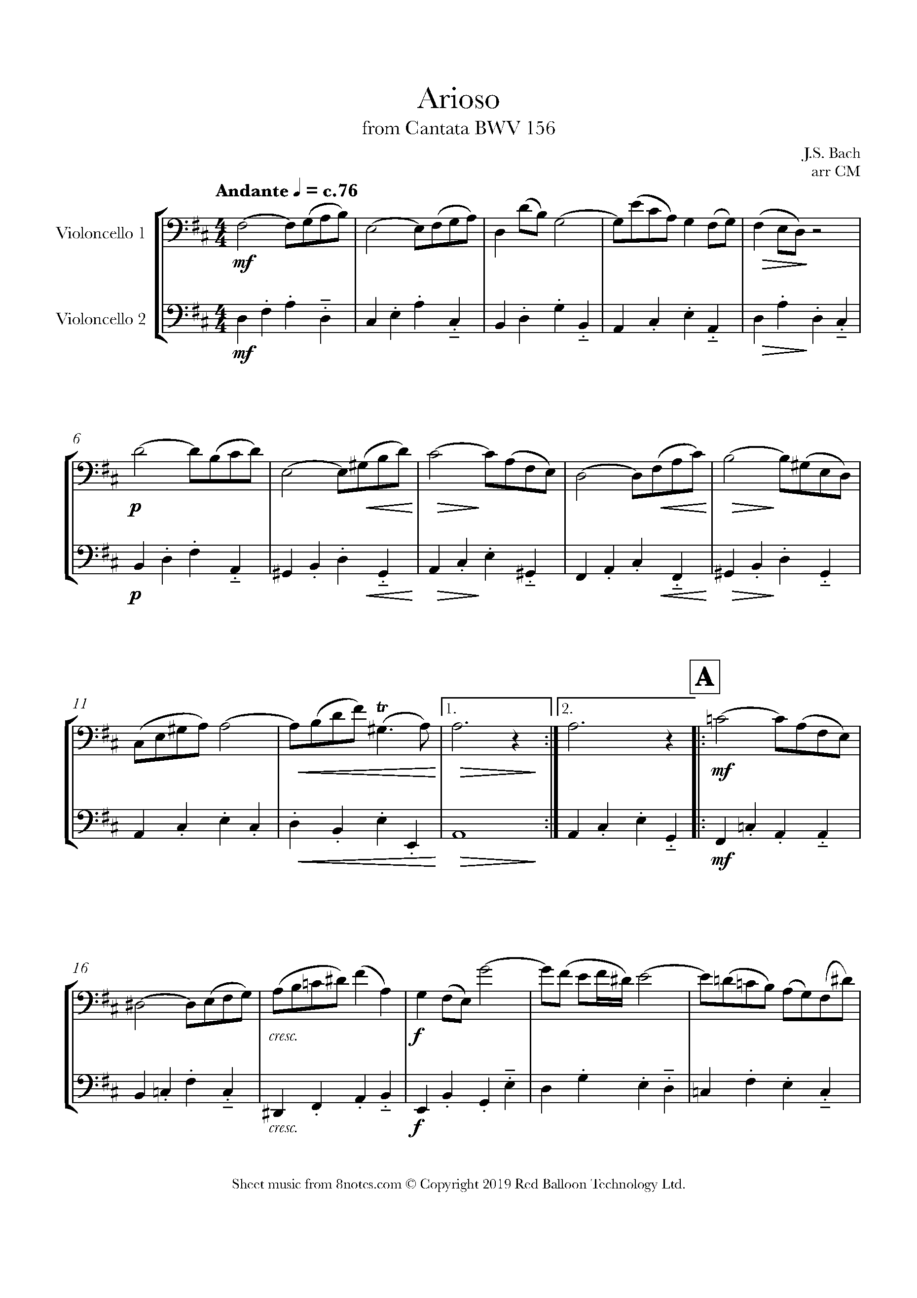 Arioso cello sales