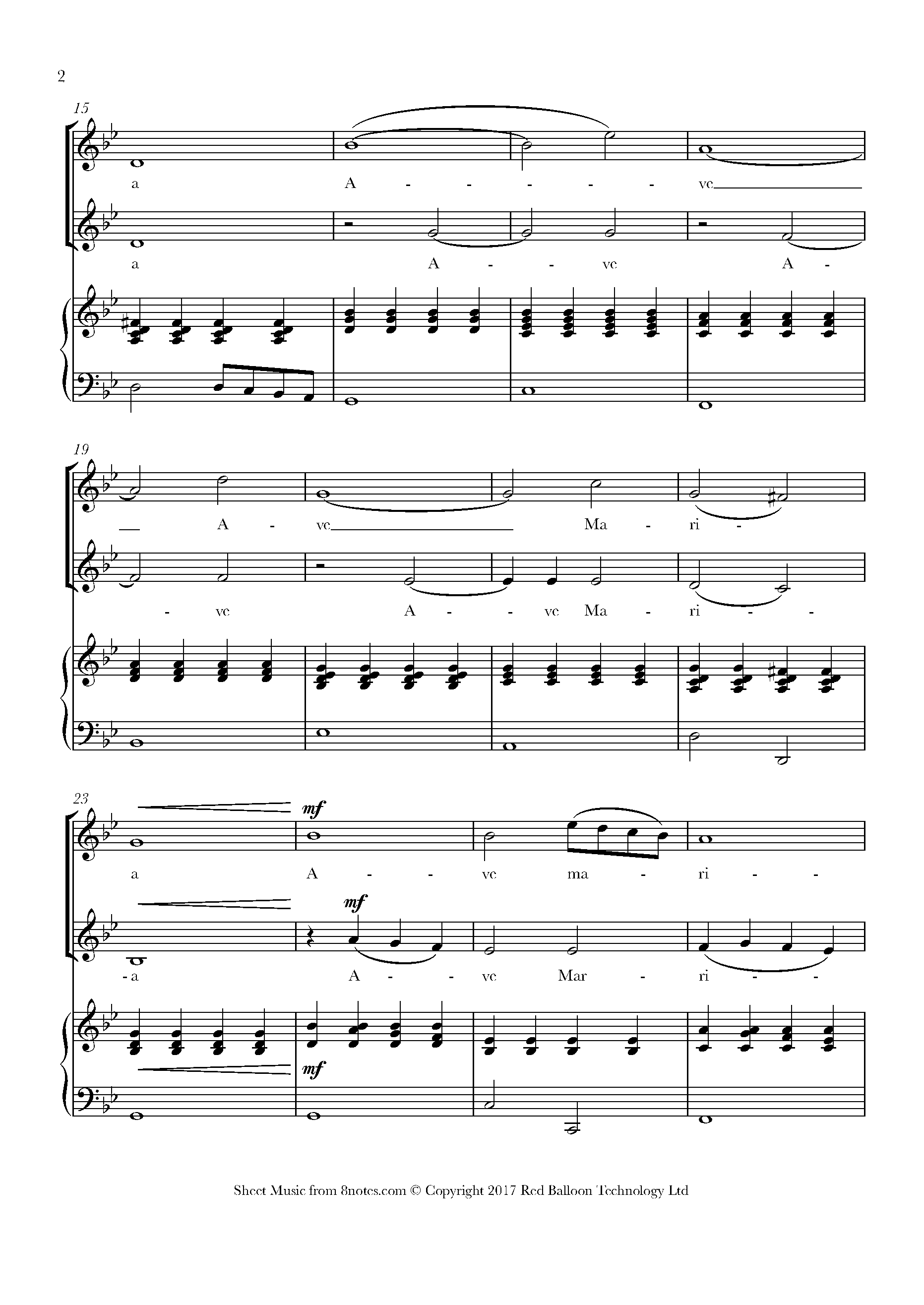 Ave Chord Chart