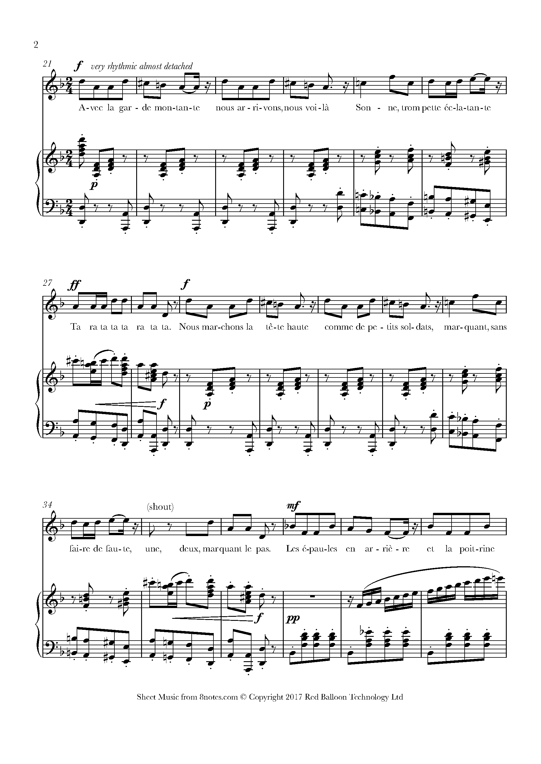 Bizet, Children's Chorus from Carmen Sheet music for Choir
